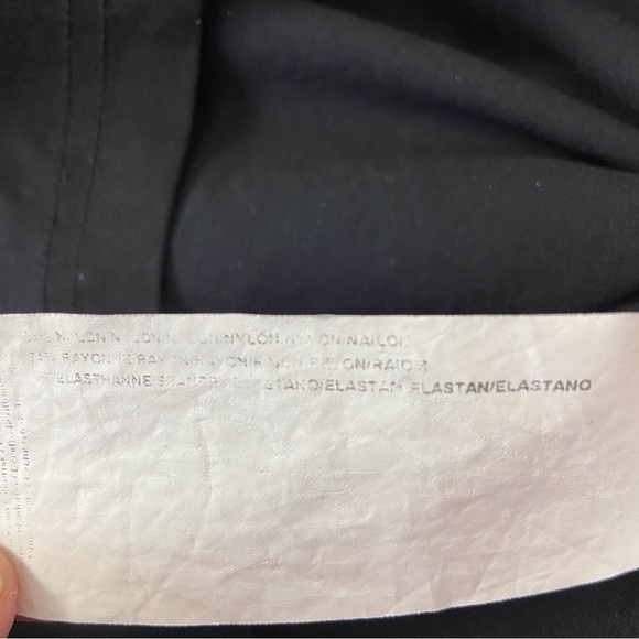 Joseph Ribkoff cute little black skirt size 10 stretchy material elastic waist - Picture 5 of 11